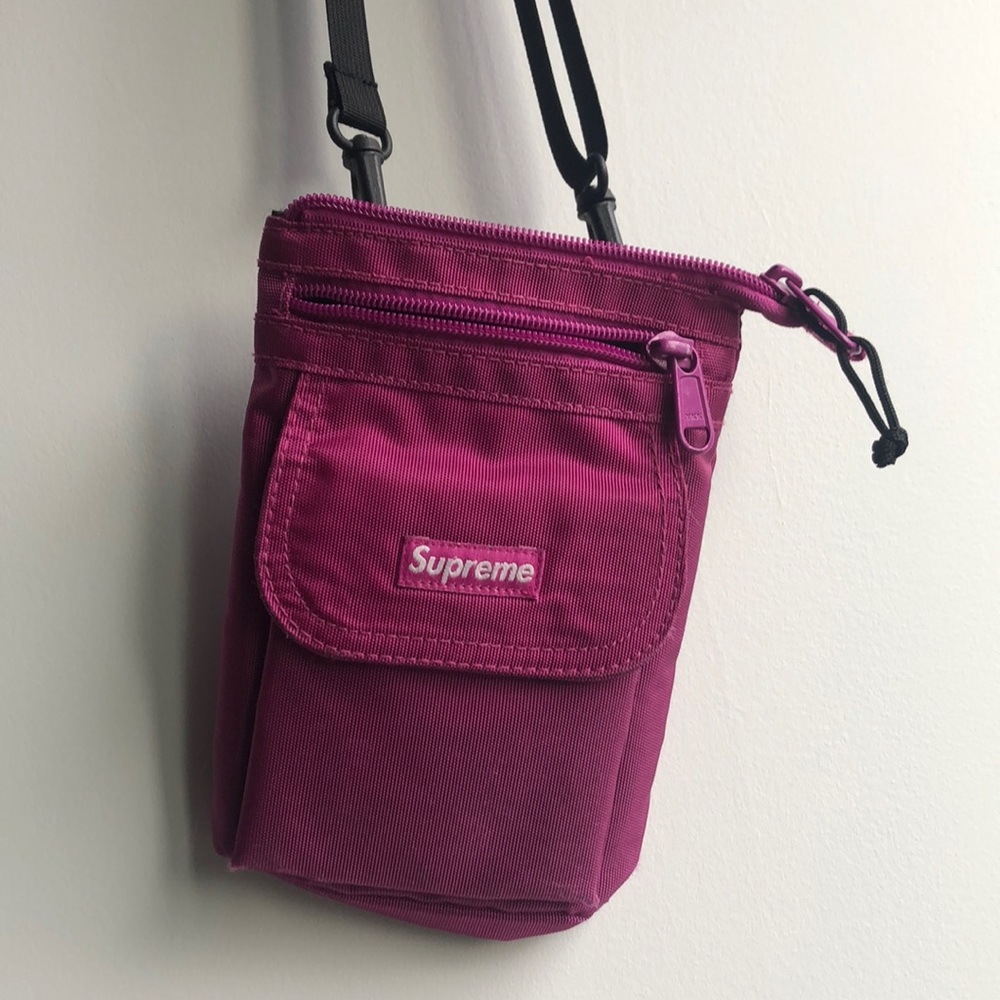 Supreme shoulder bag (FW19) magenta
